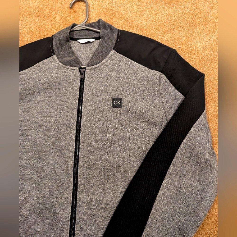 Calvin Klein, L, Full Zip-Up Sweater